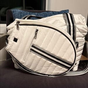 THINK ROYLN White Quilted Shoulder Bag